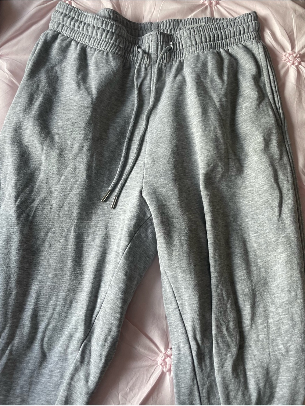 H&M Light Grey Women's Jogger Track Pants